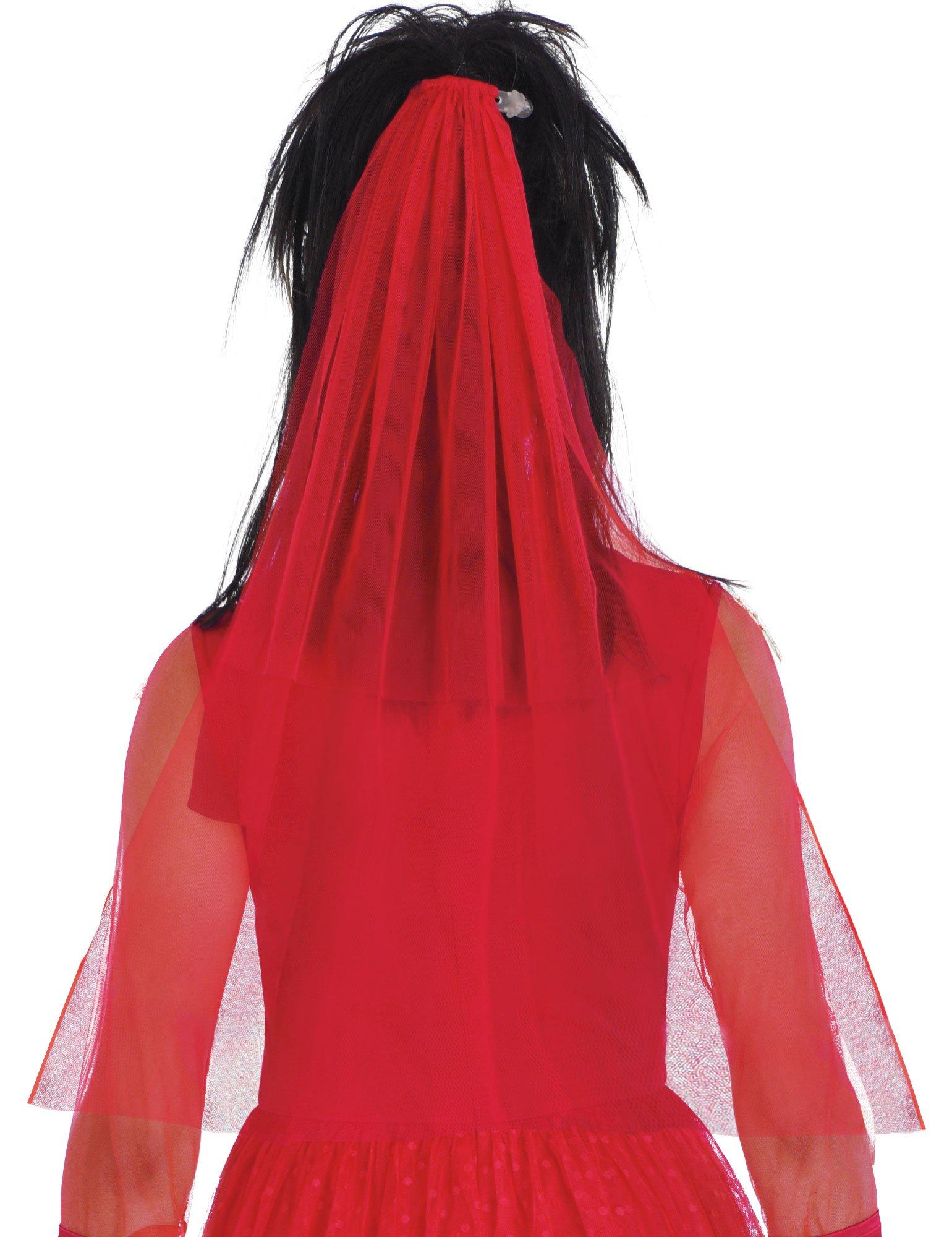 Adult Lydia Red Wedding Dress Costume - Beetlejuice - Image 7
