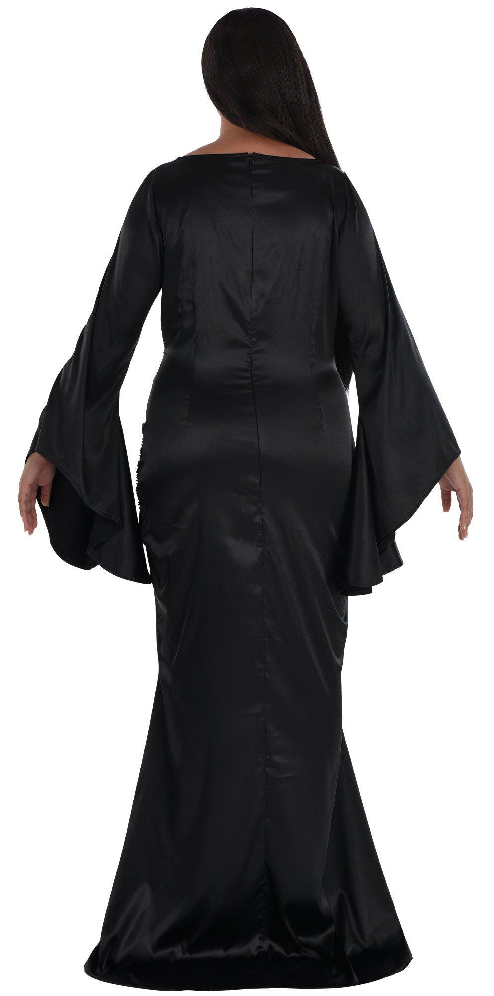 Adult Morticia Addams Plus Size Costume - Wednesday TV Series - Image 3