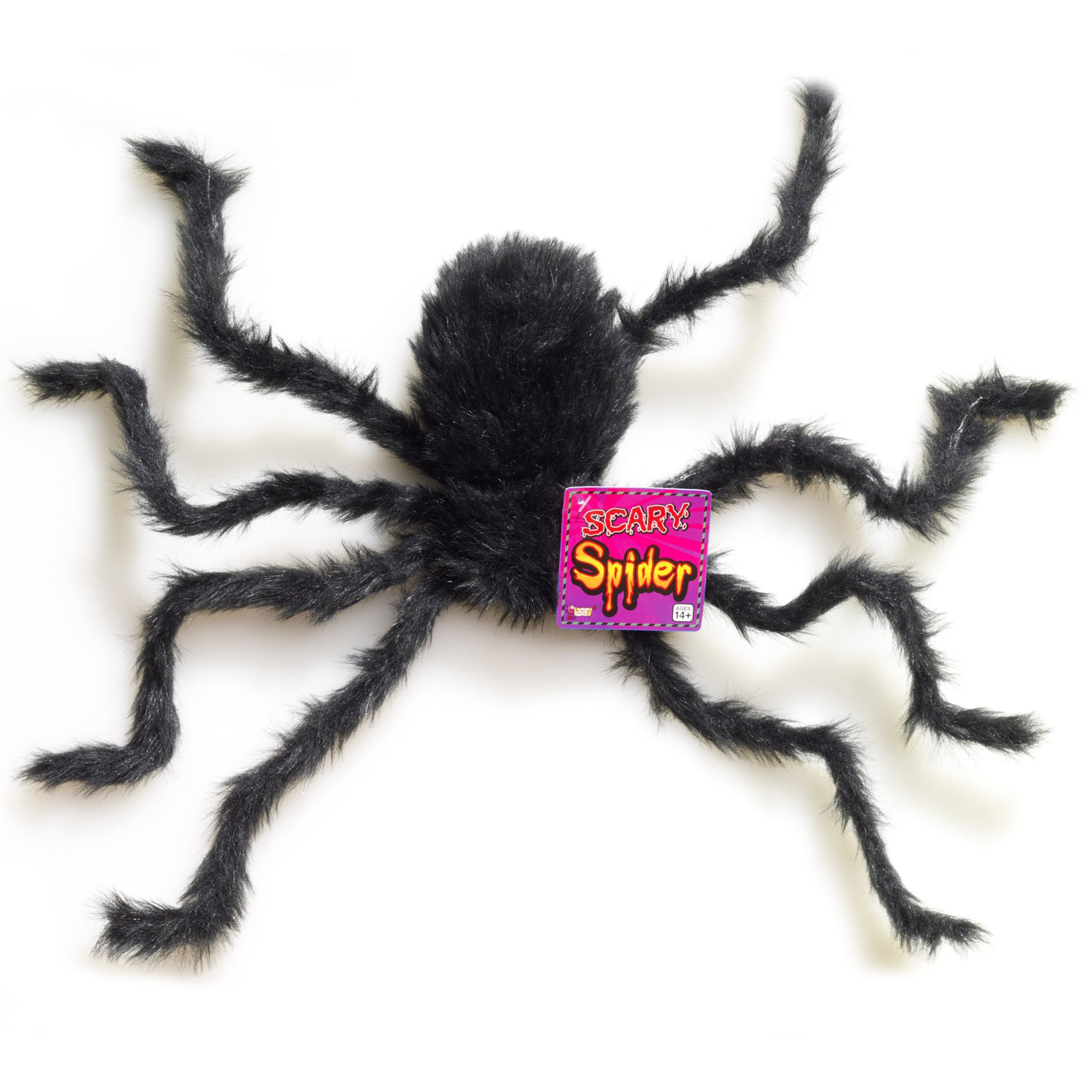 30-inch Black Hairy Spider Poseable Prop - Image 3