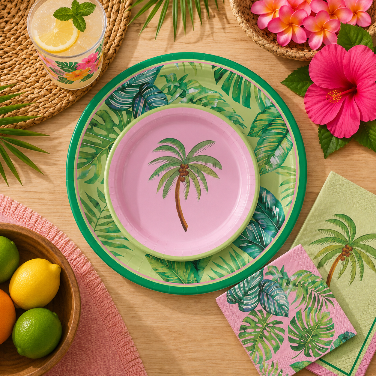 Royal Palm Dessert Plates. 8ct - Image 3