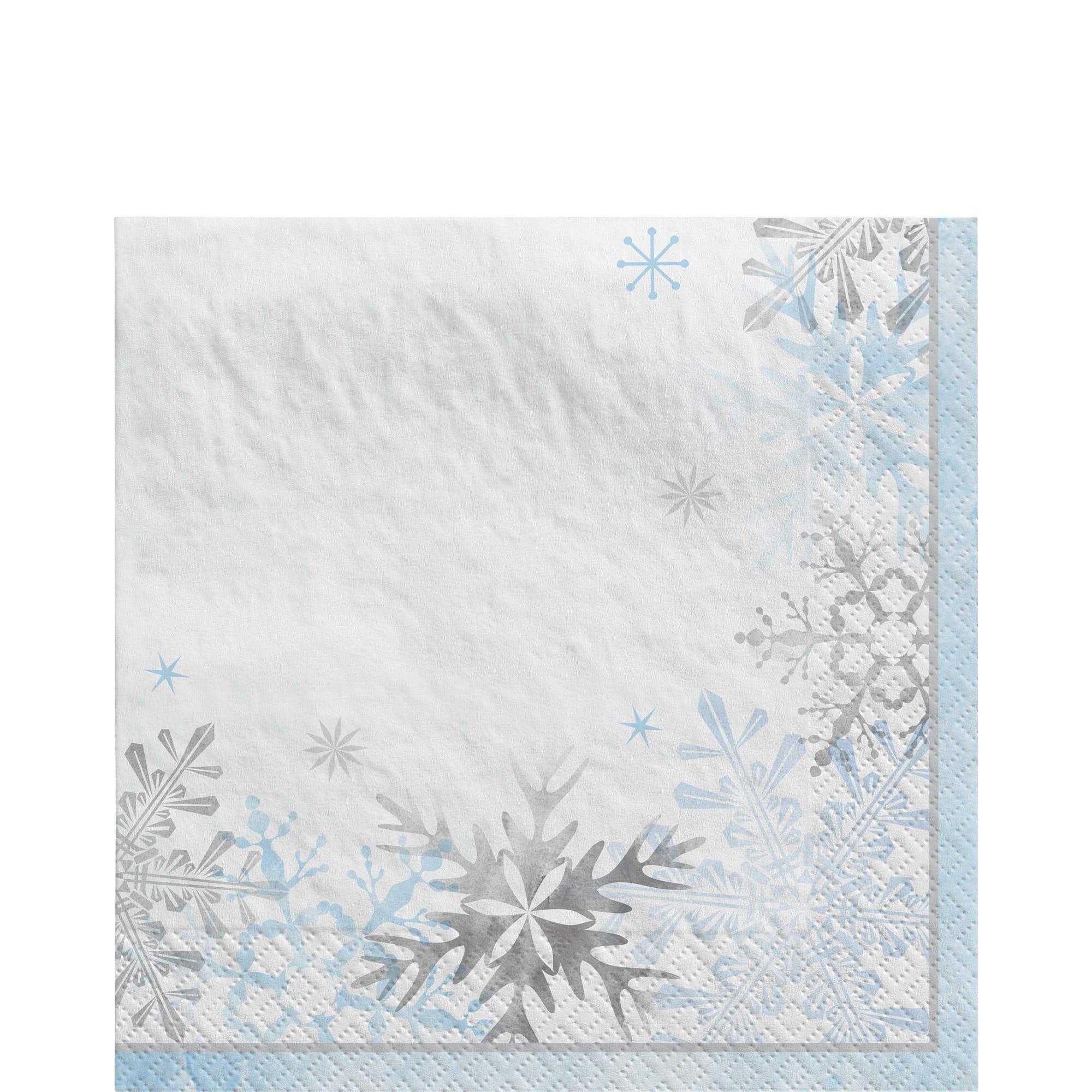 Snowlace Napkins. 16ct (Lunch or Beverage). Assorted Options