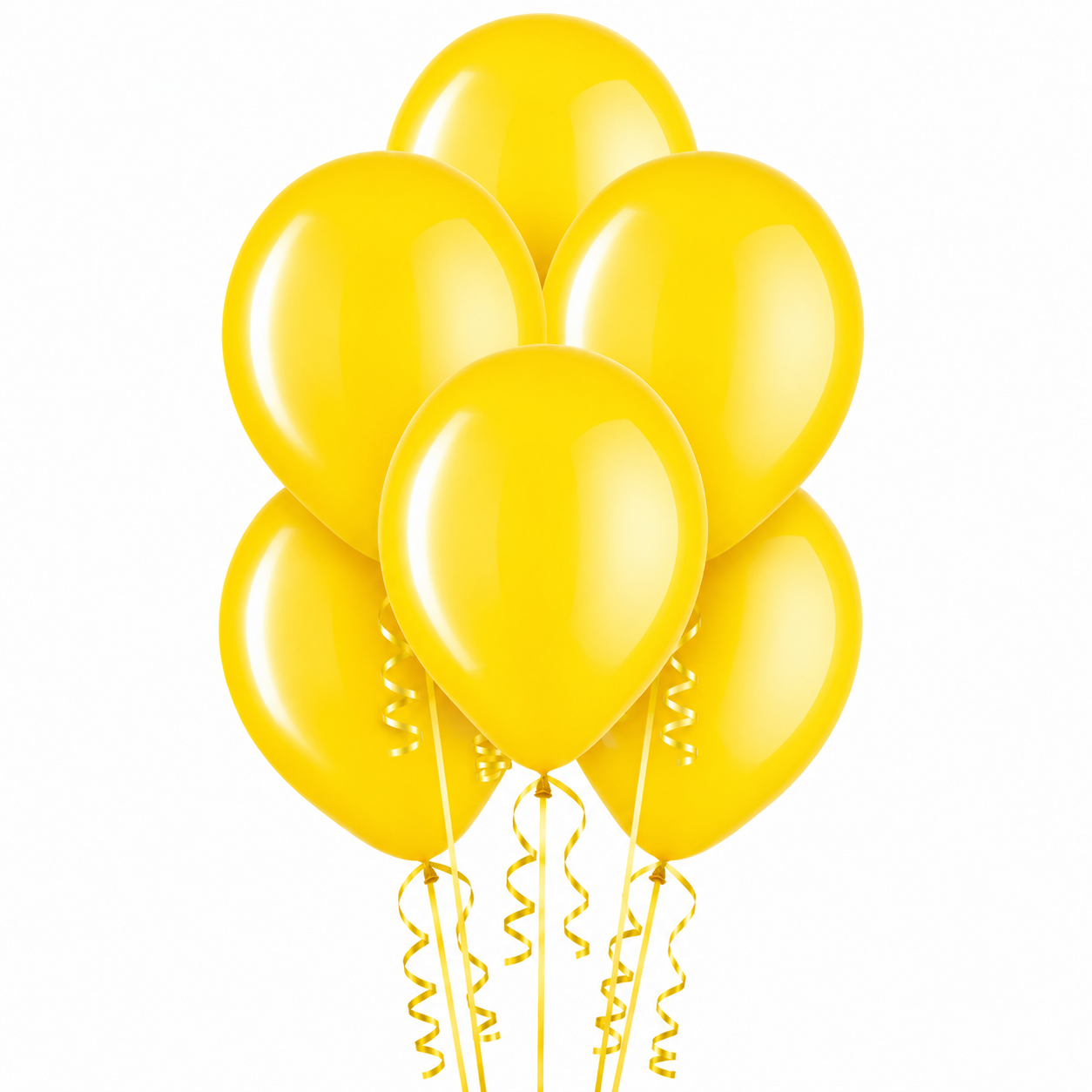 Yellow Latex Balloons. 11in. 15ct